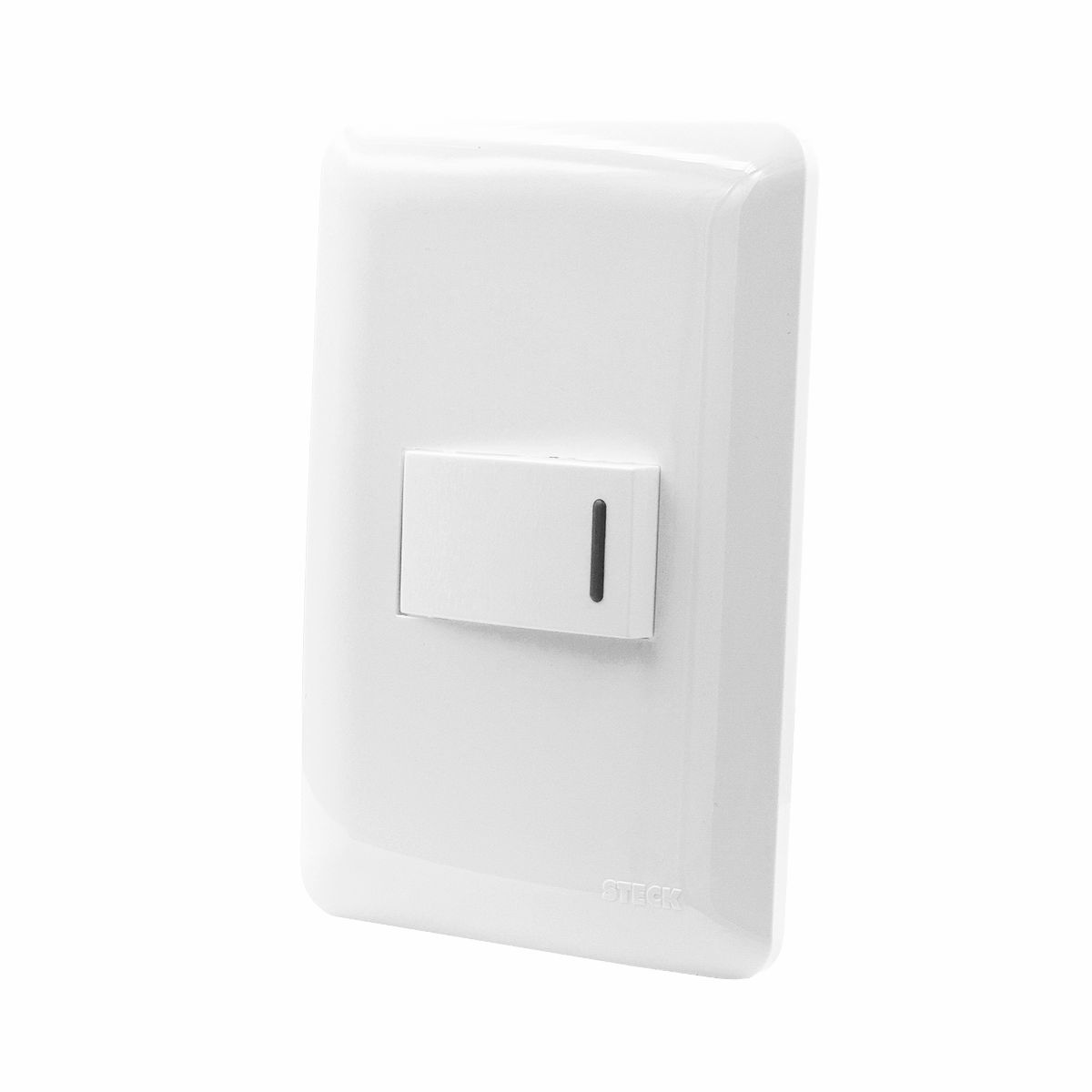 STECK - Interruptor Simple 250V 10A Blanco