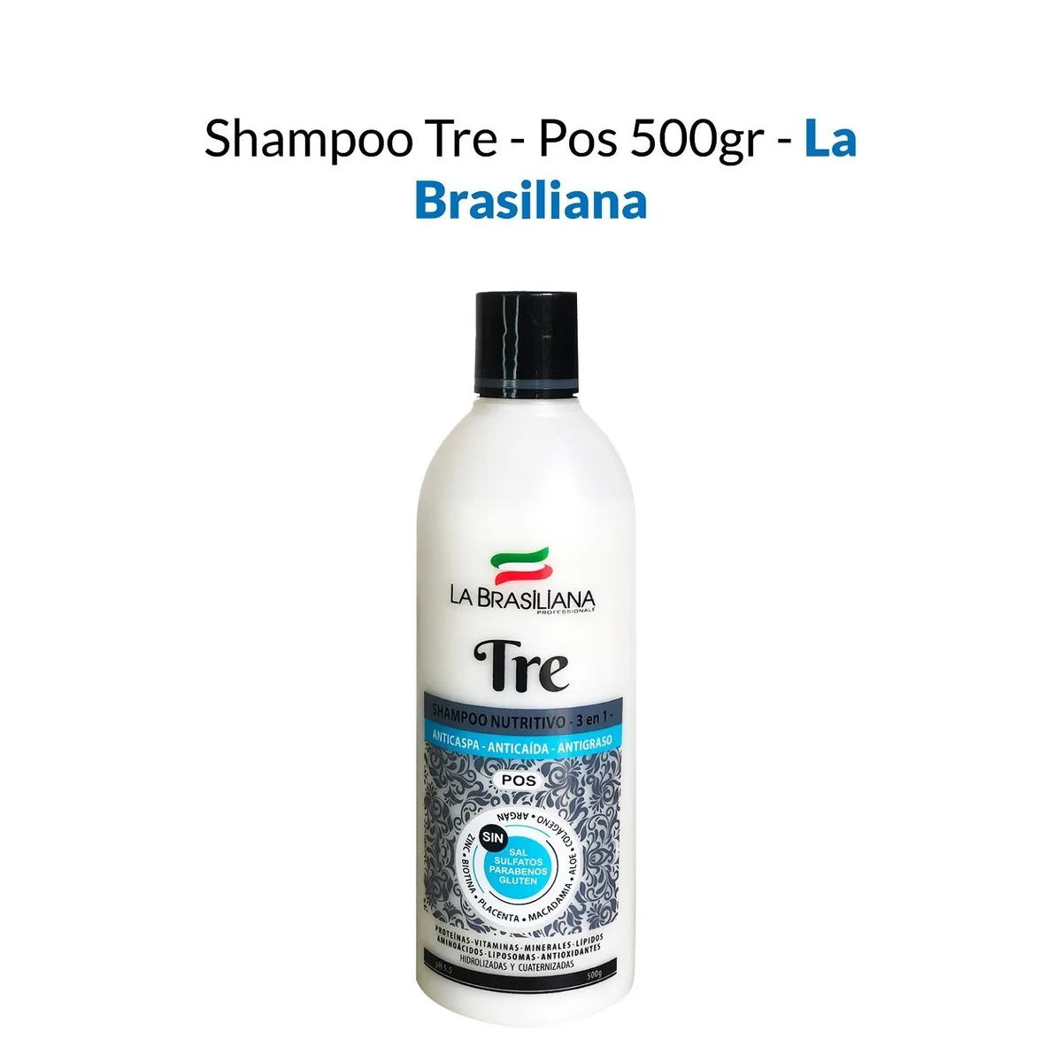 LA BRASILIANA - Shampoo Tre Pos La Brasiliana 500Gr
