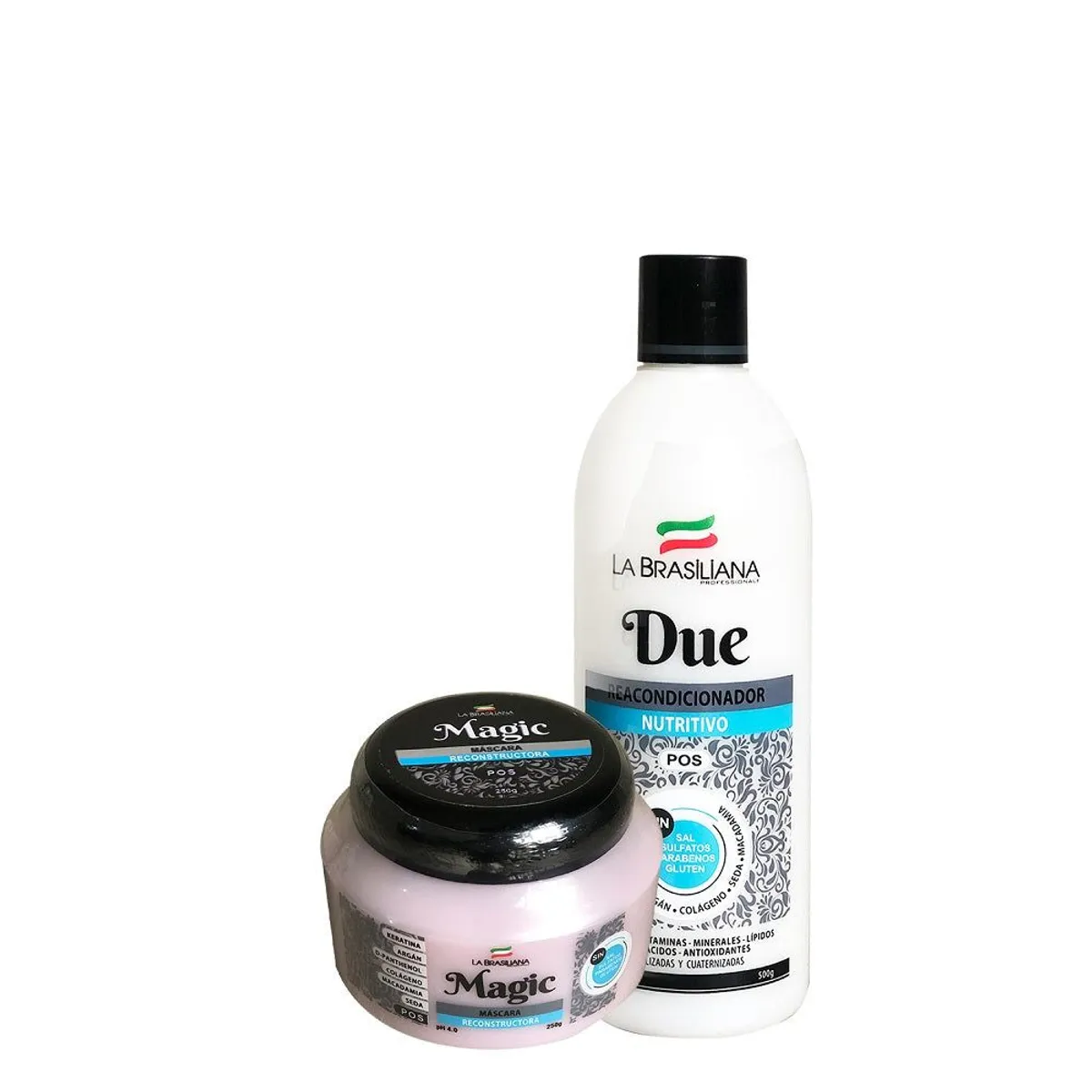 LA BRASILIANA - Reacondicionador 500Gr + Máscara Reconstructora 250Gr La Brasiliana