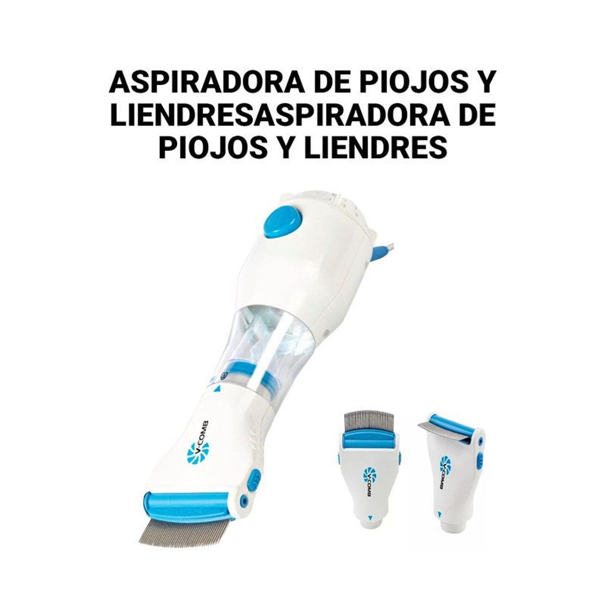 GENERICO - Aspiradora De Piojos Y Liendres