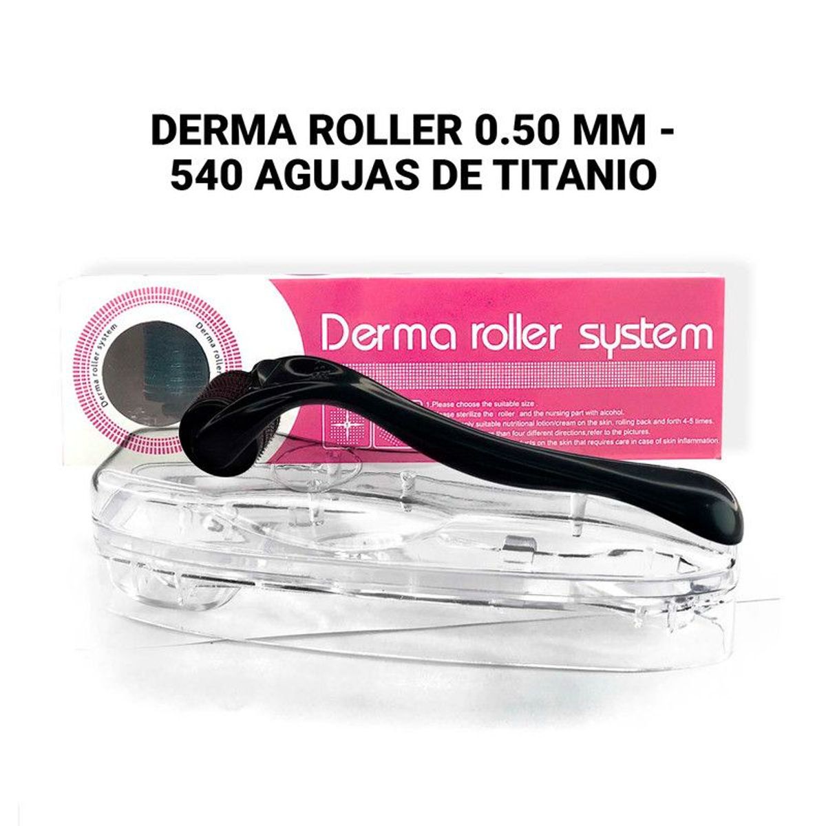 GENERICO - Derma Roller 050Mm 540 Agujas De Titanio