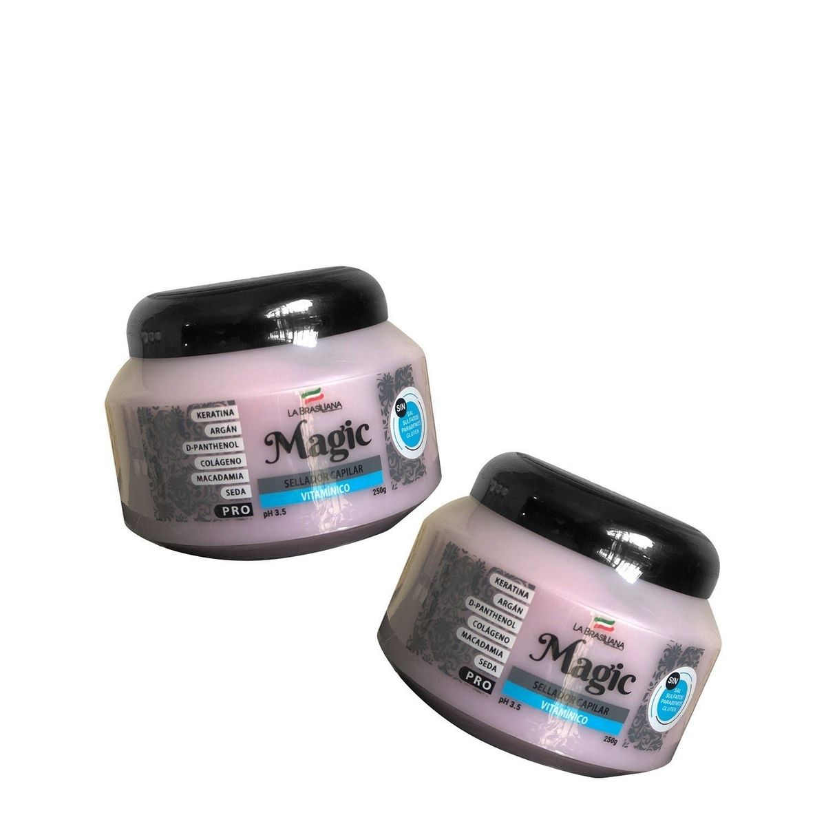LA BRASILIANA - Sellador Capilar Magic Pos 250Gr La Brasiliana 2 Unidades
