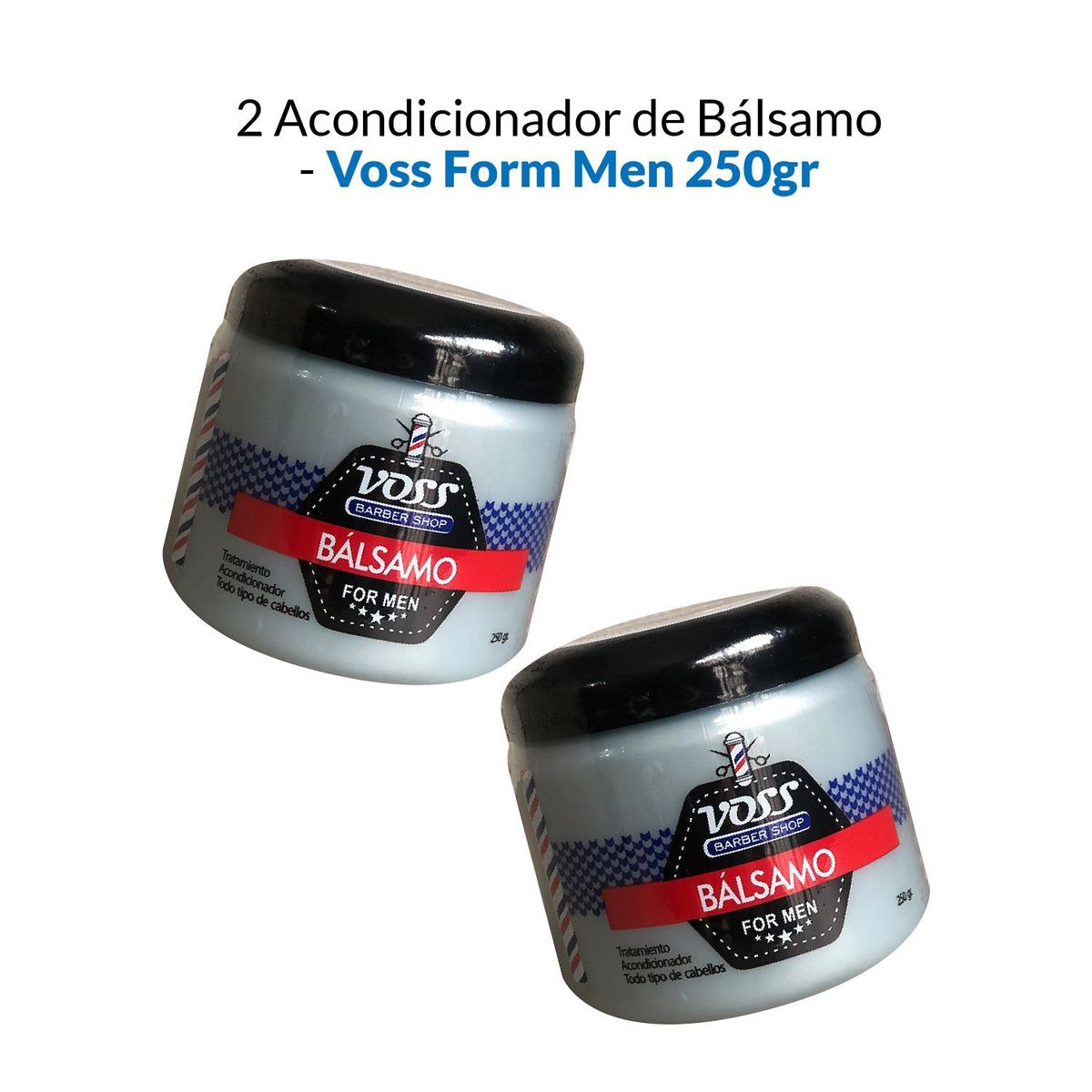 VOSS - Acondicionador De Bálsamo Form Men Voss 250Gr 2 Unidades