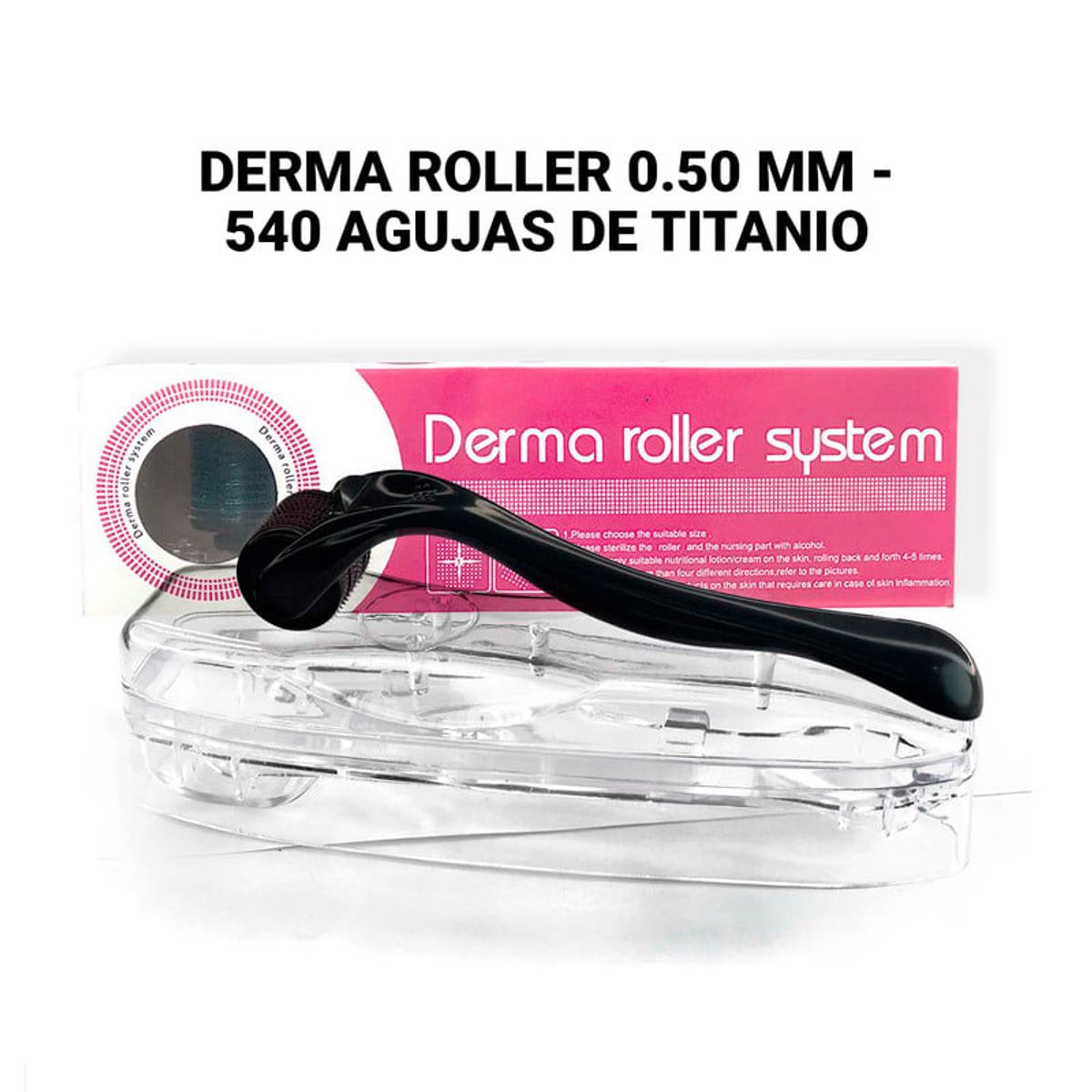 GENERICO - Derma Roller 050Mm 540 Agujas De Titanio