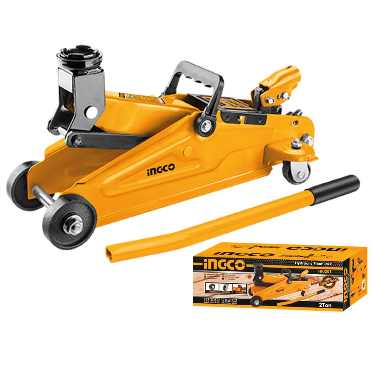 INGCO TOOLS - Gata Hidráulica Lagarto INGCO 2 Toneladas HFJ201