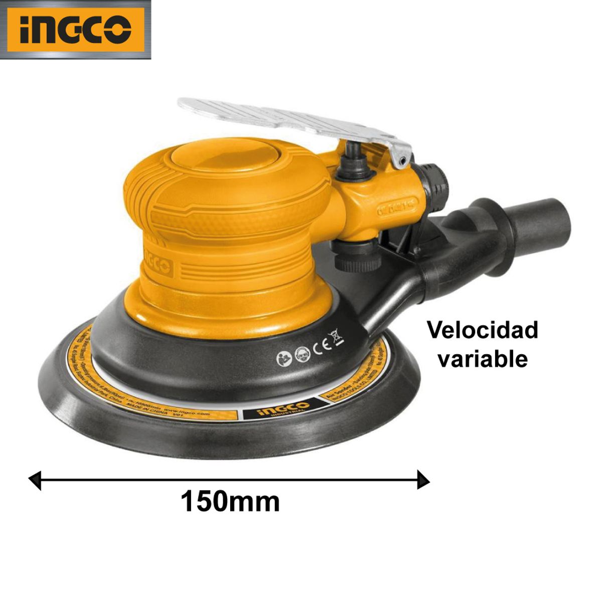 INGCO TOOLS - Lijadora Roto Orbital Neumática 6 INGCO APS1512