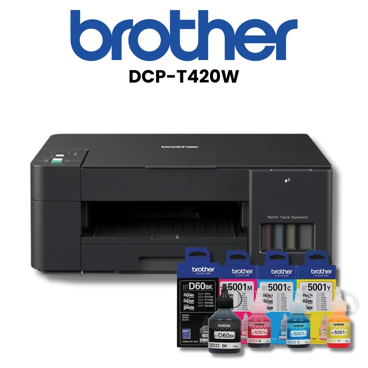 BROTHER - IMPRESORA MULTIFUNCIONAL BROTHER DCP - T420W