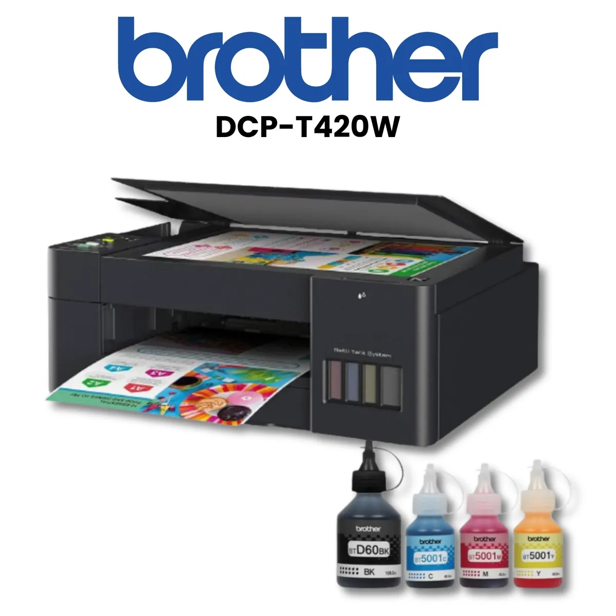 BROTHER - IMPRESORA MULTIFUNCIONAL BROTHER DCP - T420W
