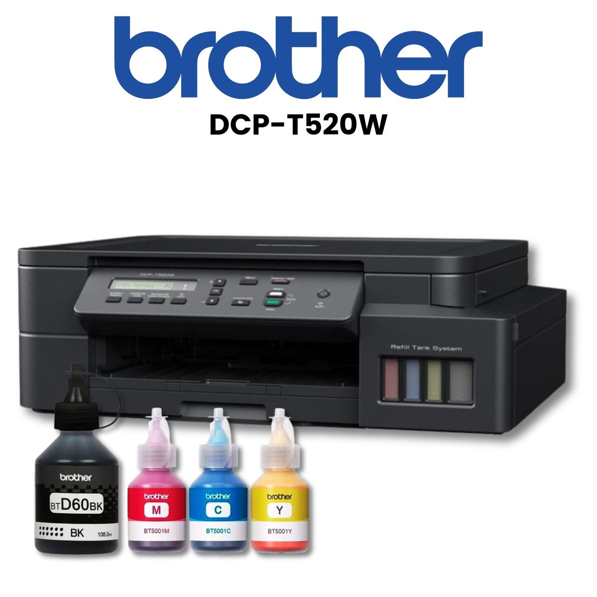 BROTHER - IMPRESORA MULTIFUNCIONAL BROTHER DCP - T520W