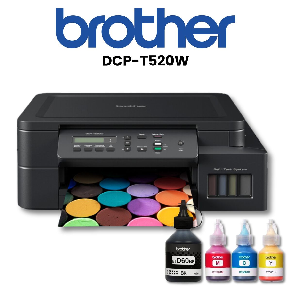 BROTHER - IMPRESORA MULTIFUNCIONAL BROTHER DCP - T520W