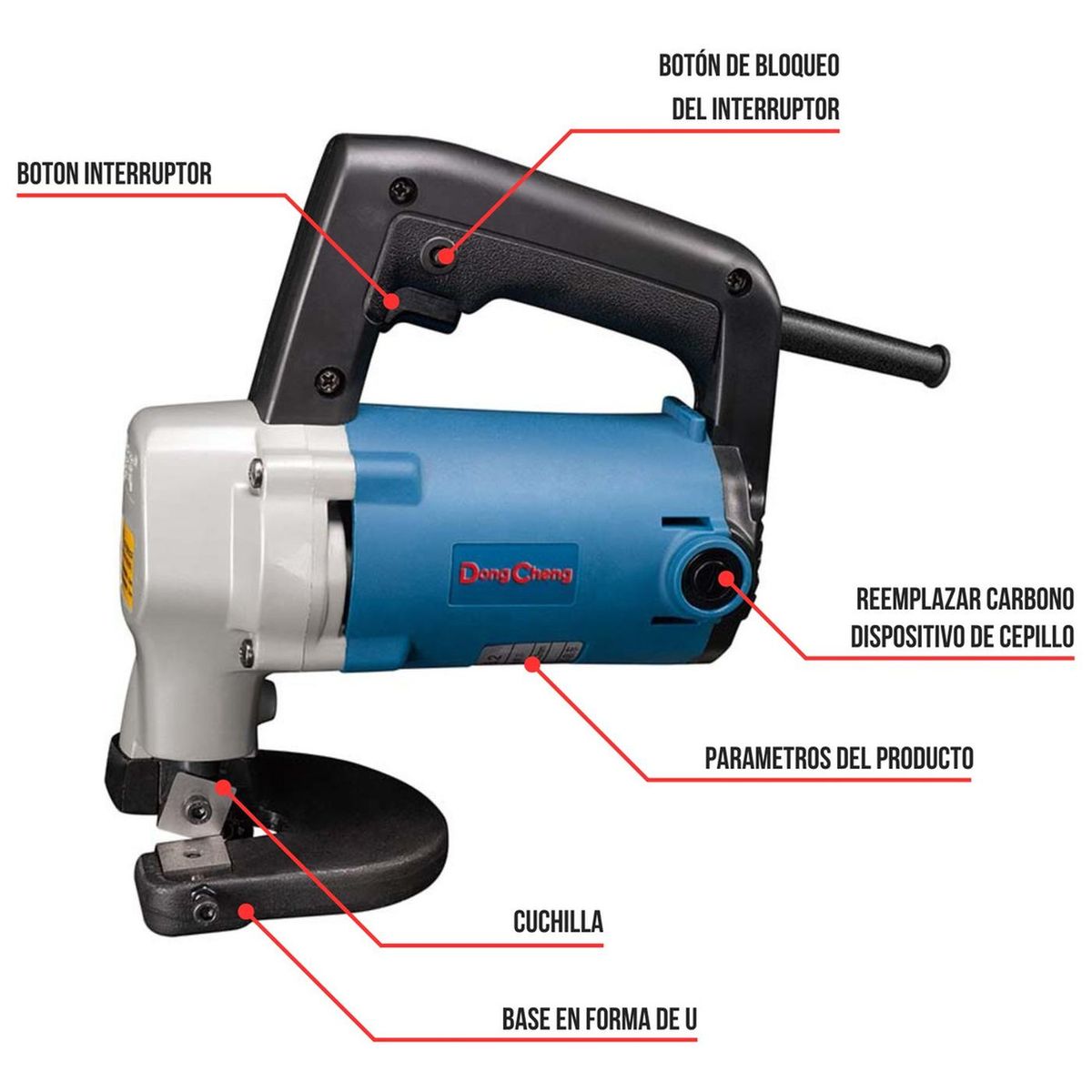 DONGCHENG - Cizalla electrica 620w Dongcheng