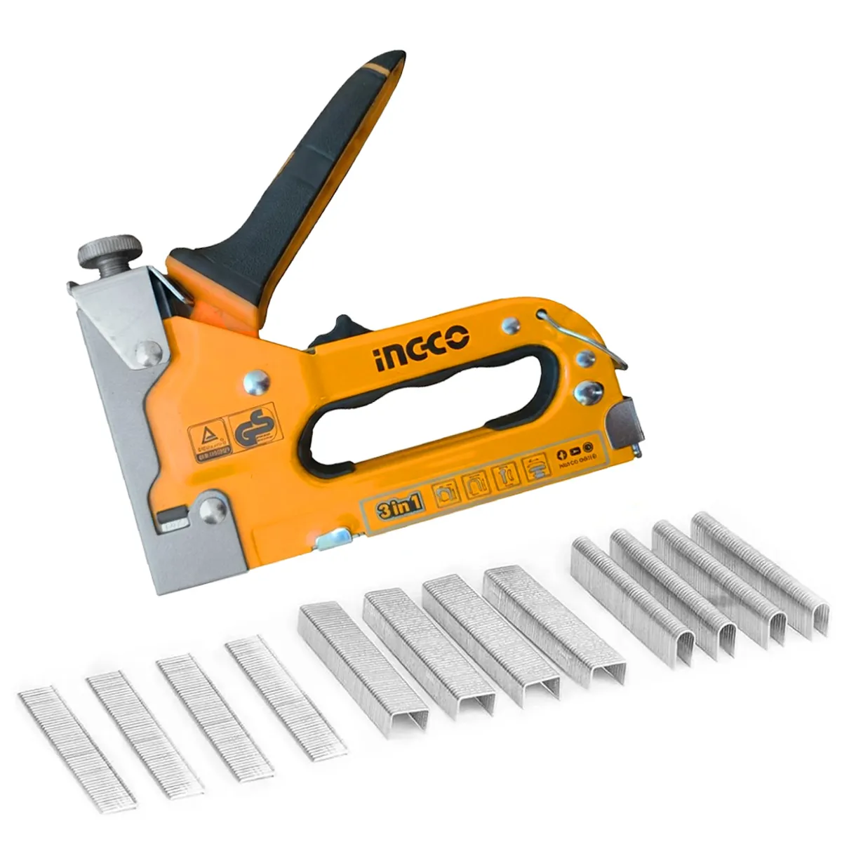 INGCO TOOLS - Engrapadora Clavadora 3 en 1 INGCO HSG1405