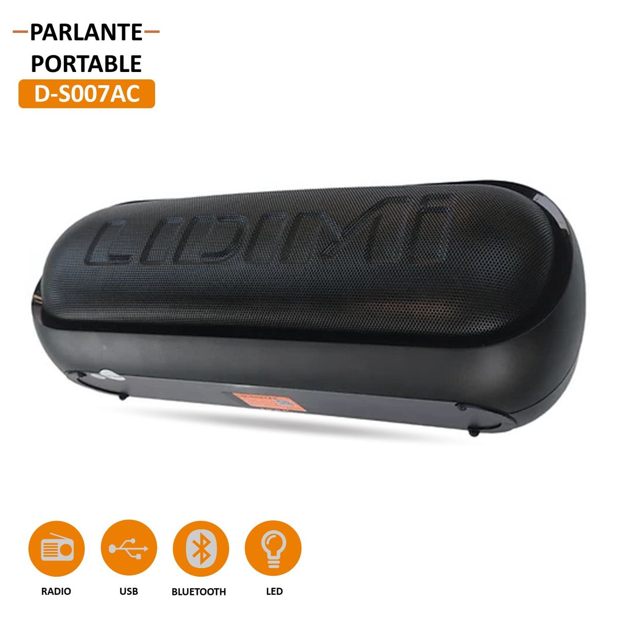 LIDIMI - Parlante Portable LIDIMI USB BASS+ LD-S007AC 44W 220V