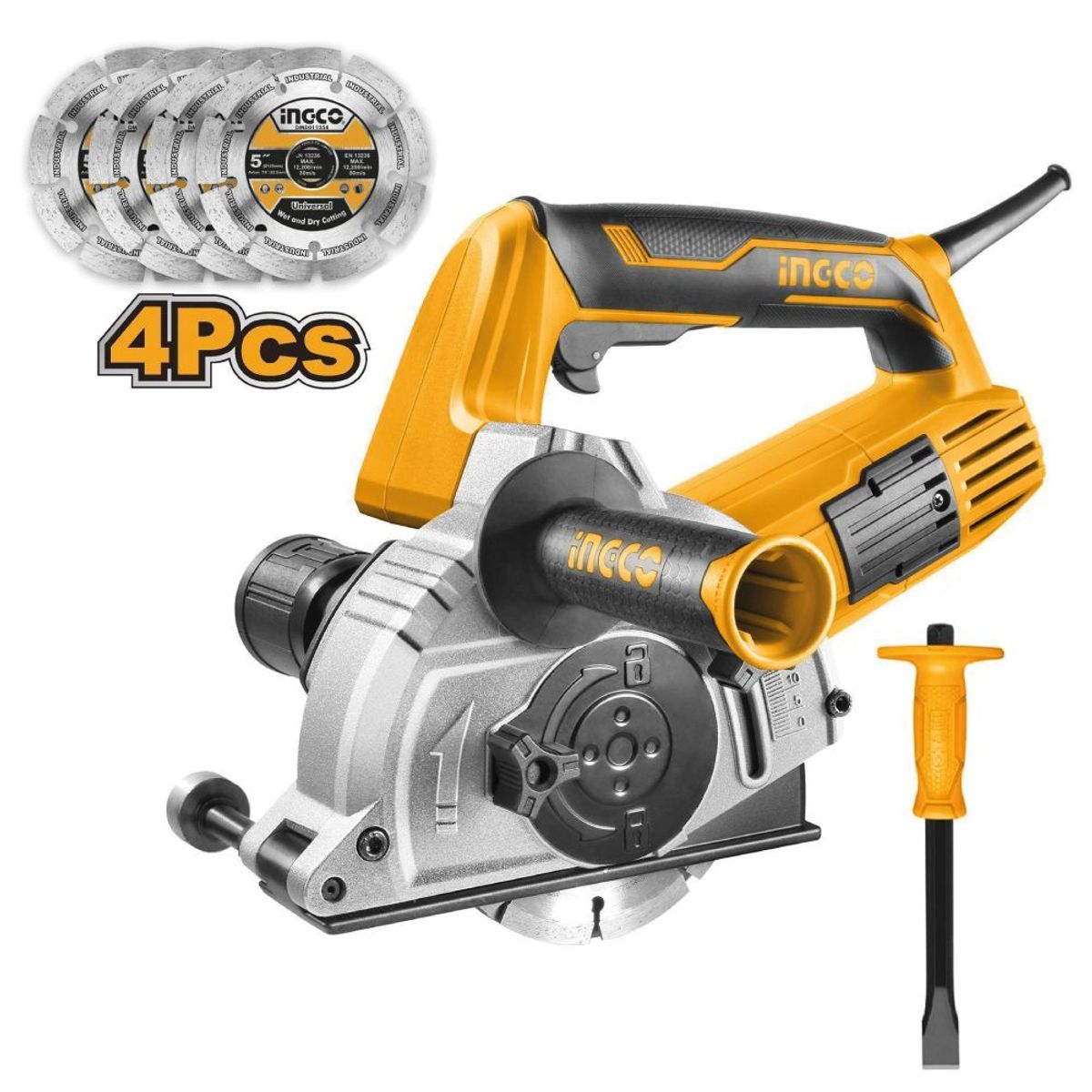 INGCO TOOLS - Acanaladora 4 Discos INGCO 1500W WLC15008