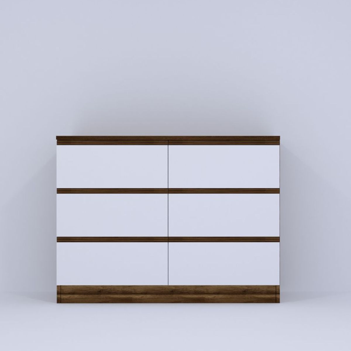 MUEBLES MACRUMO - Cómoda 6 Cajones Brixton- Armado