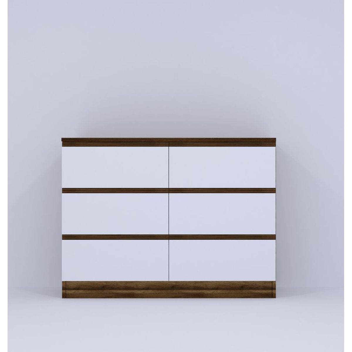 MUEBLES MACRUMO - Cómoda 6 Cajones Brixton- Armado