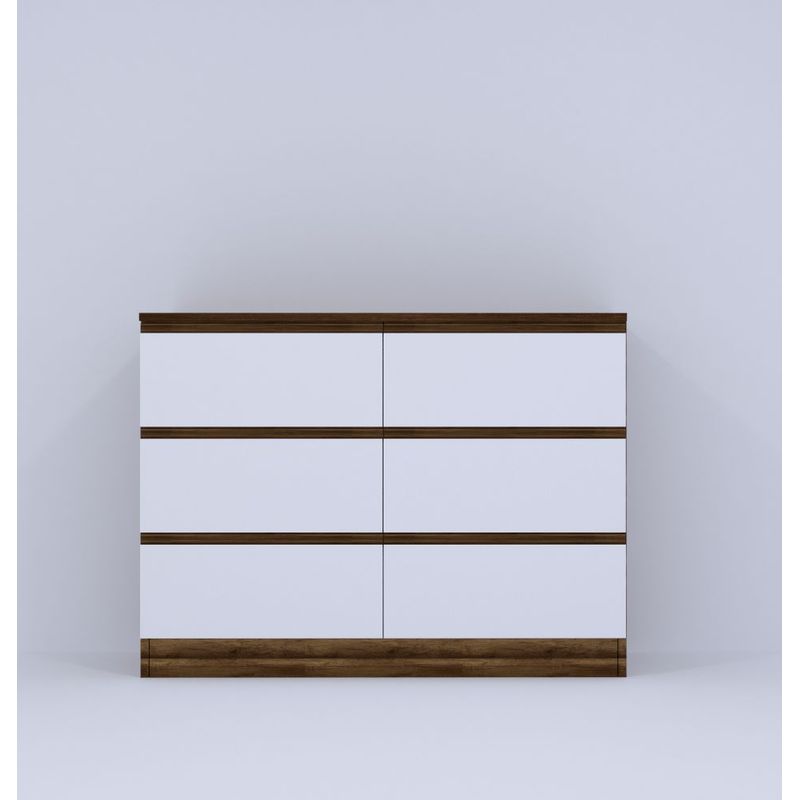MUEBLES MACRUMO - Cómoda 6 Cajones Brixton- Armado