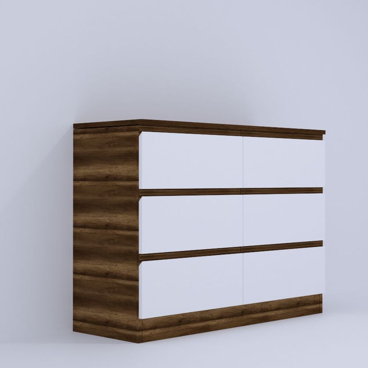 MUEBLES MACRUMO - Cómoda 6 Cajones Brixton- Armado