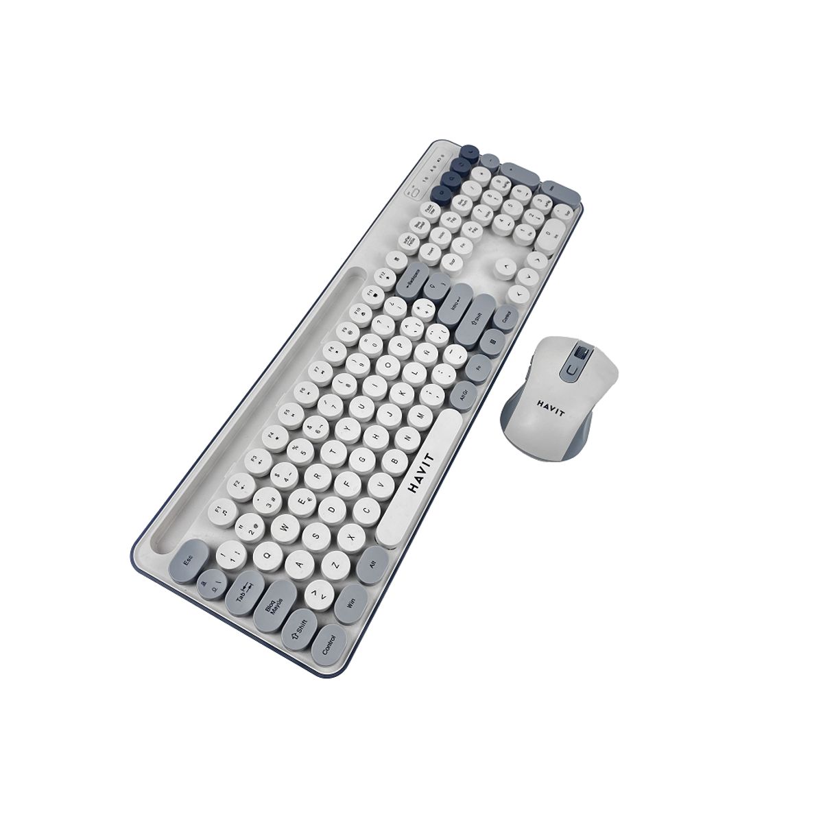 HAVIT - Kit Teclado Y Mouse Inalambrico Havit Kb832gcm-sp Gris