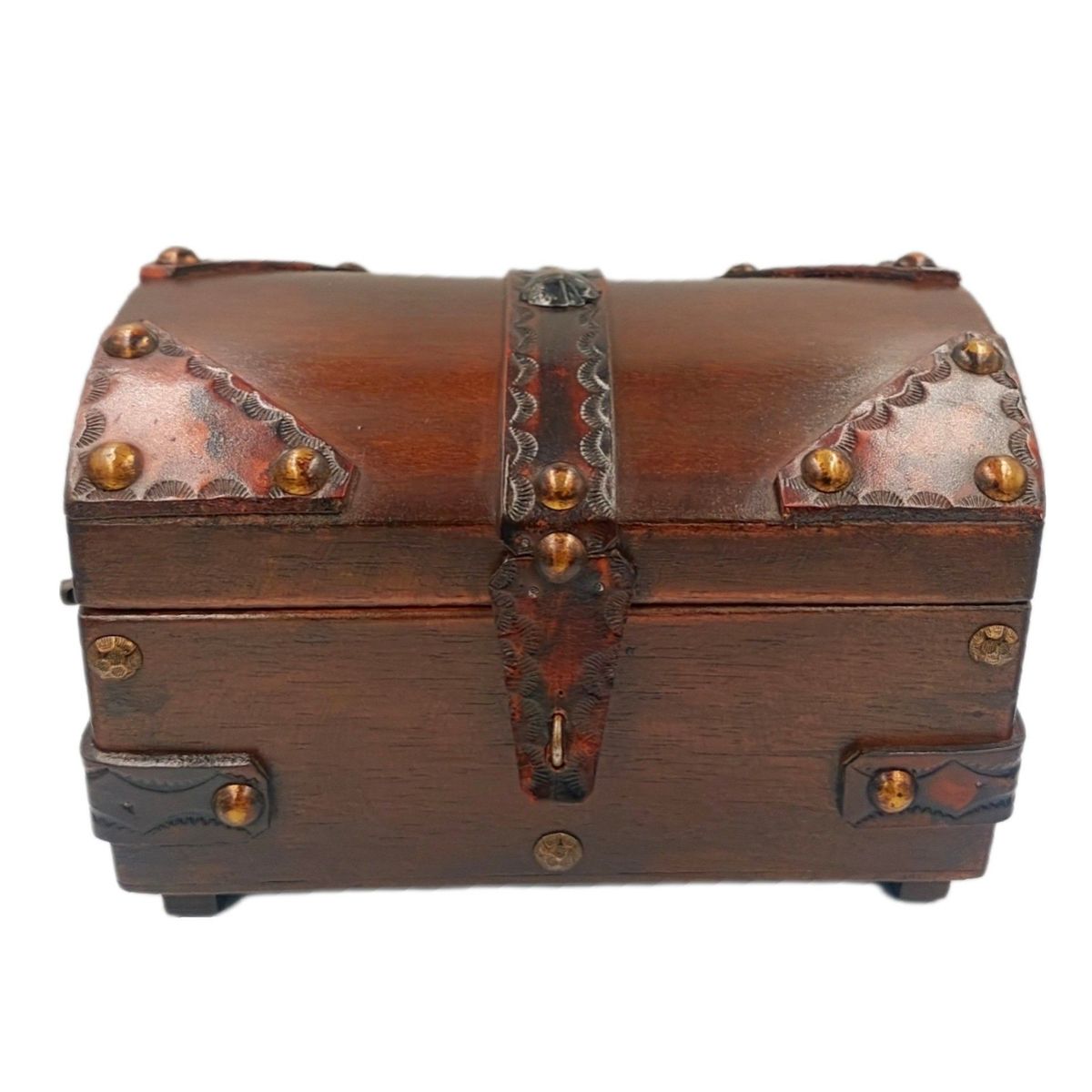 GENERICO - Cofre de madera con divisiones interiores