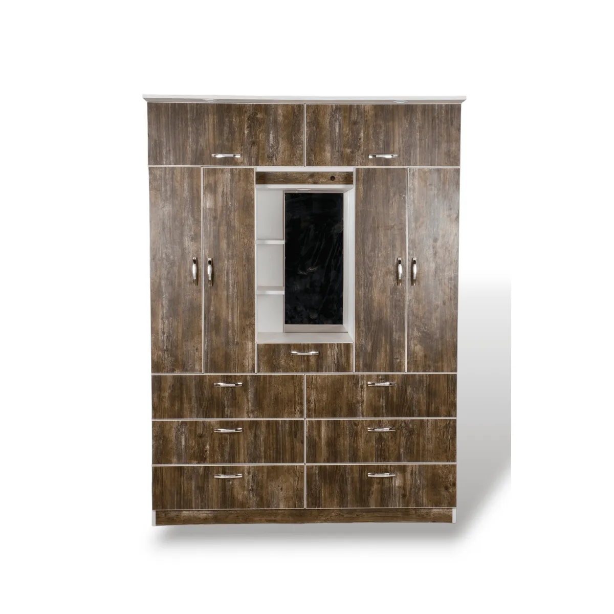 MUEBLES MACRUMO - Ropero con tocador de 150cm - Color Senda - Armado