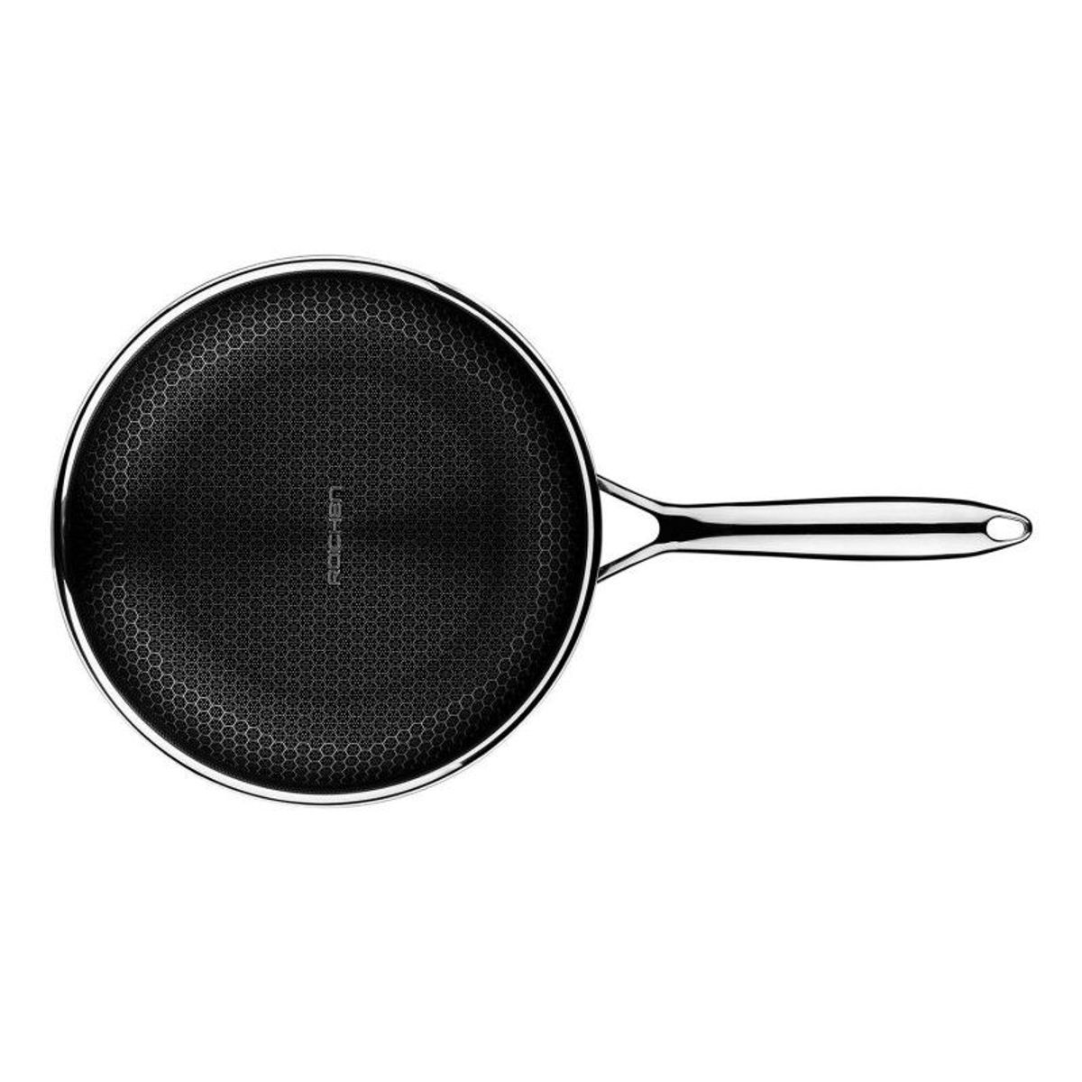 ROICHEN - Sarten con mango 24x48 cm Acero Inoxidable Bee Roichen