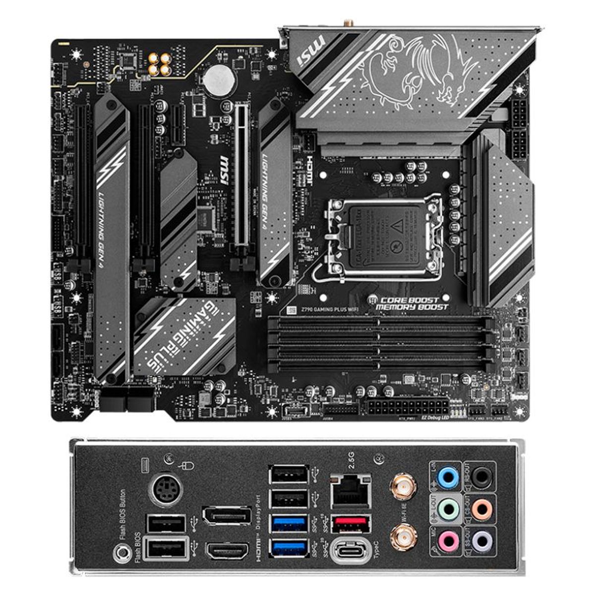 MSI - Motherboard MSI Z790 GAMING PLUS WIFIZ790 LGA1700 HDMI DP ATX
