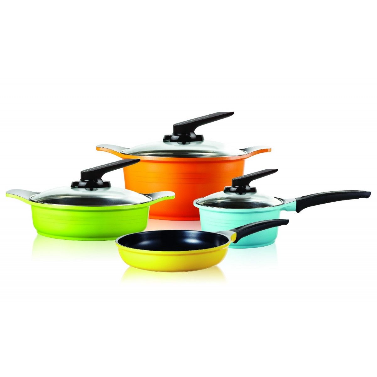 ROICHEN - Juego de ollas 7 piezas Roichen Natural