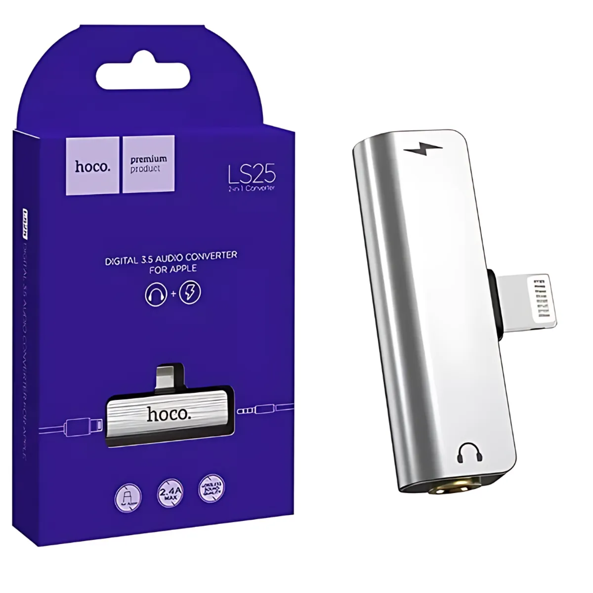 GENERICO - Adaptador Audio Tipo C 2 En 1 LS25