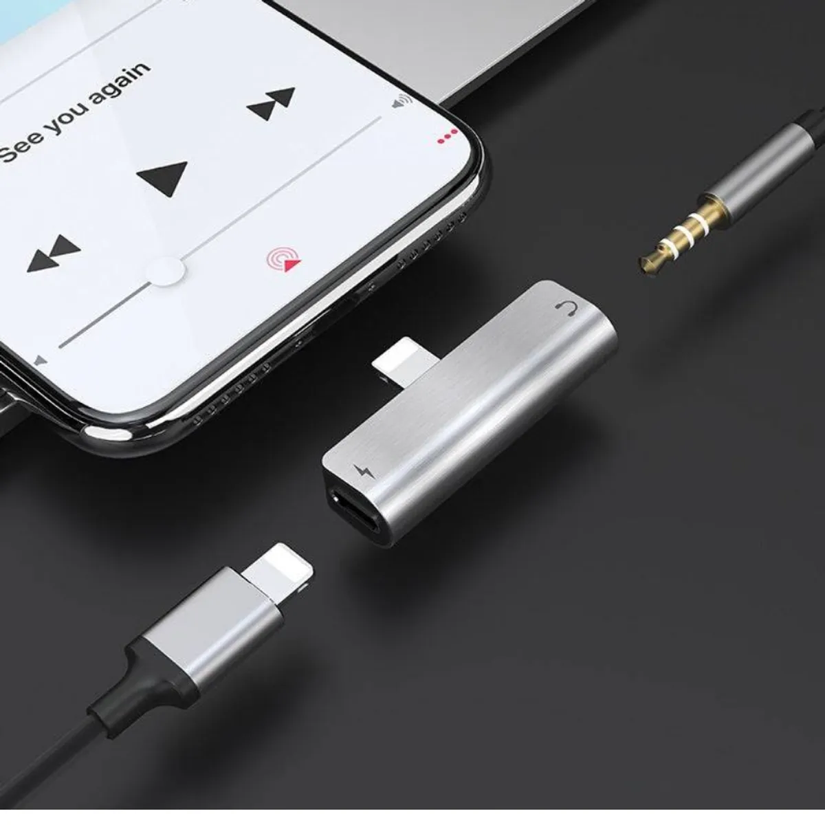 GENERICO - Adaptador Audio Tipo C 2 En 1 LS25