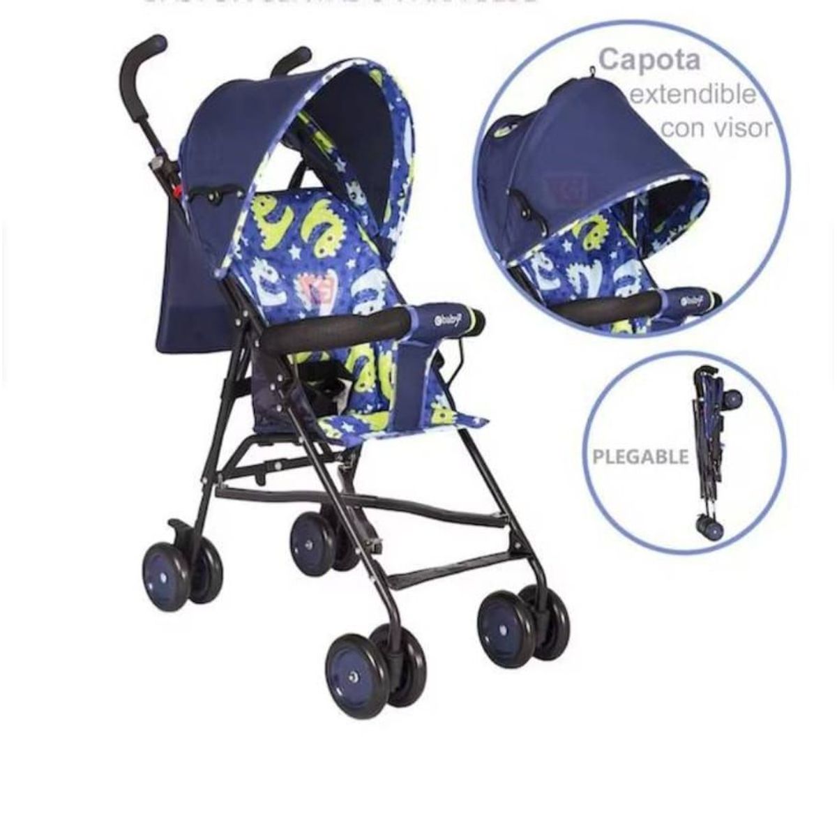 GENERICO - Coche Modelo Baston Ebaby Azul