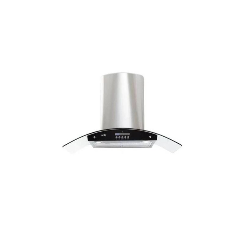 SOLE - Campana Extractora Sole Vidrio Acero 90 cm Venus Ture63co
