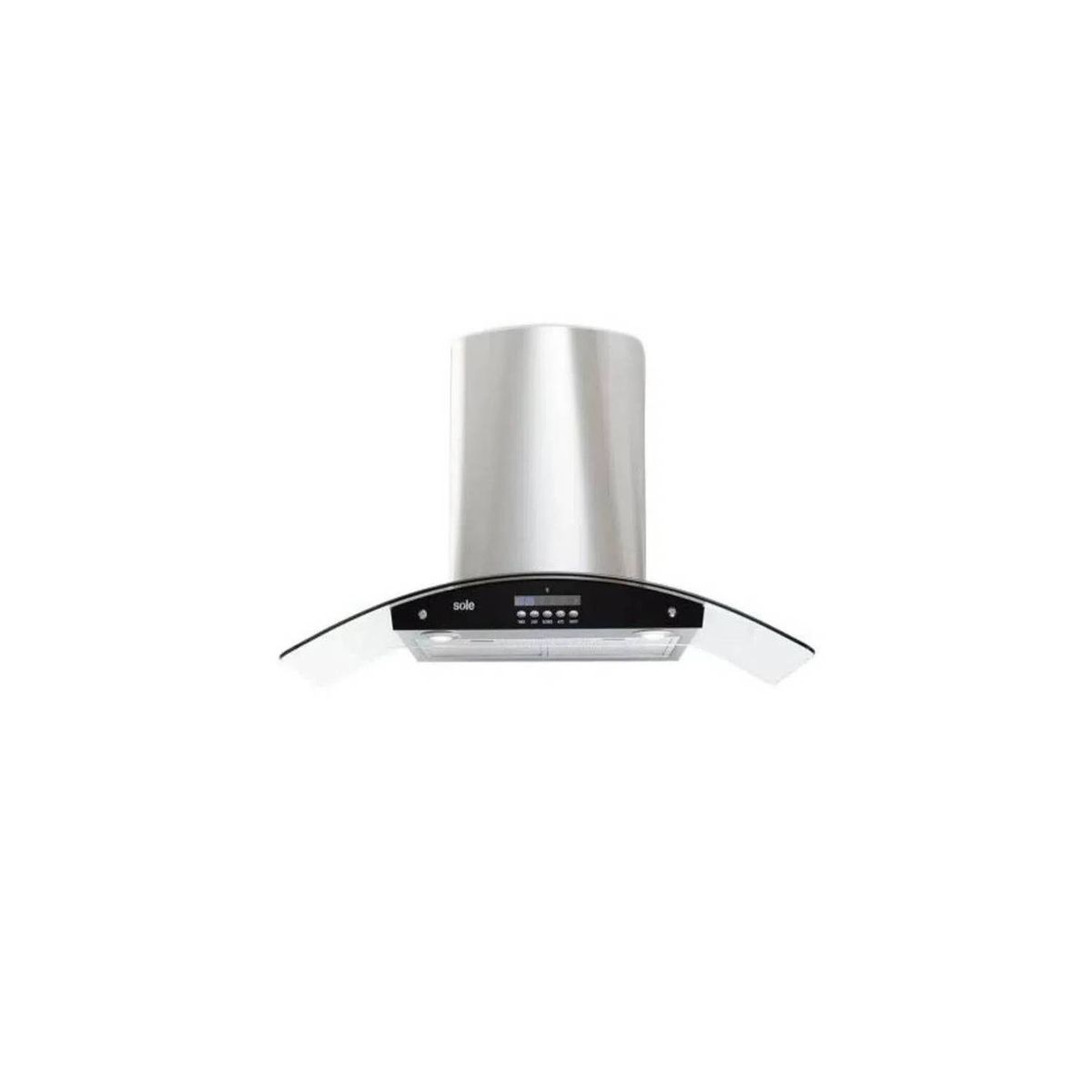 SOLE - Campana Extractora Sole Vidrio Acero 90 cm Venus Ture63co