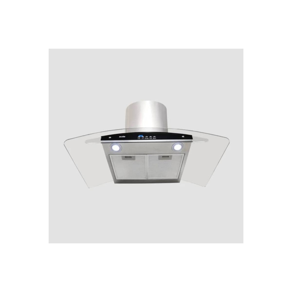 SOLE - Campana Extractora Sole Vidrio Acero 90 cm Venus Ture63co