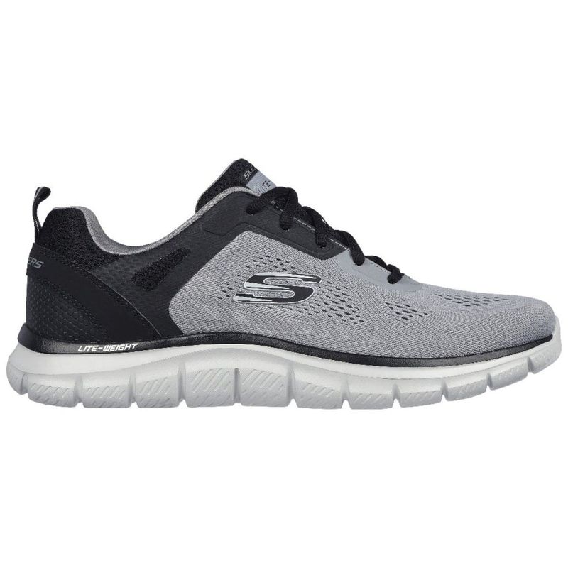 SKECHERS - Zapatilla Skechers Track-Broader 232698GYBK Gris para Hombre.-