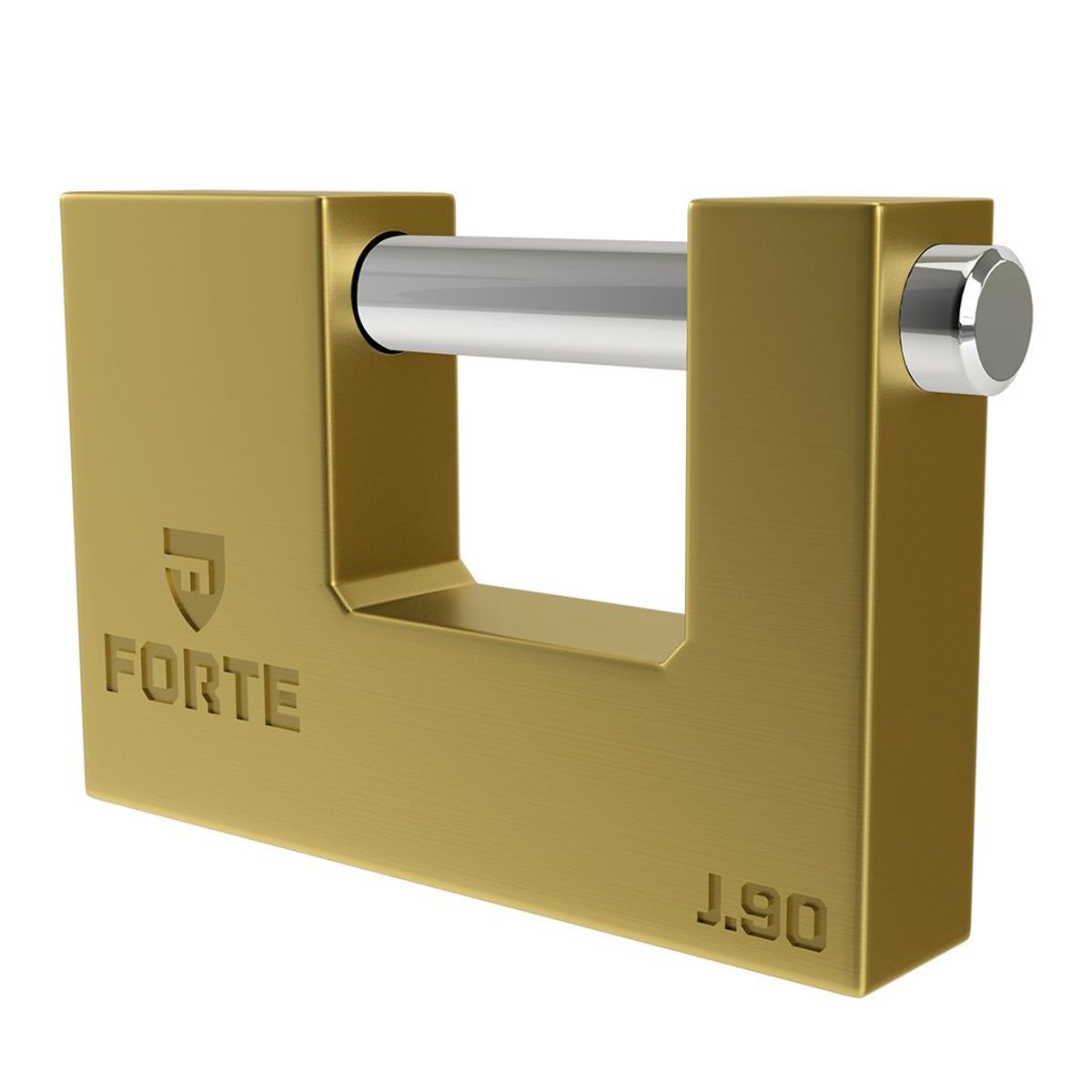 FORTE - Candado Estándar Antipalanca J-90 mm Jumbo FORTE
