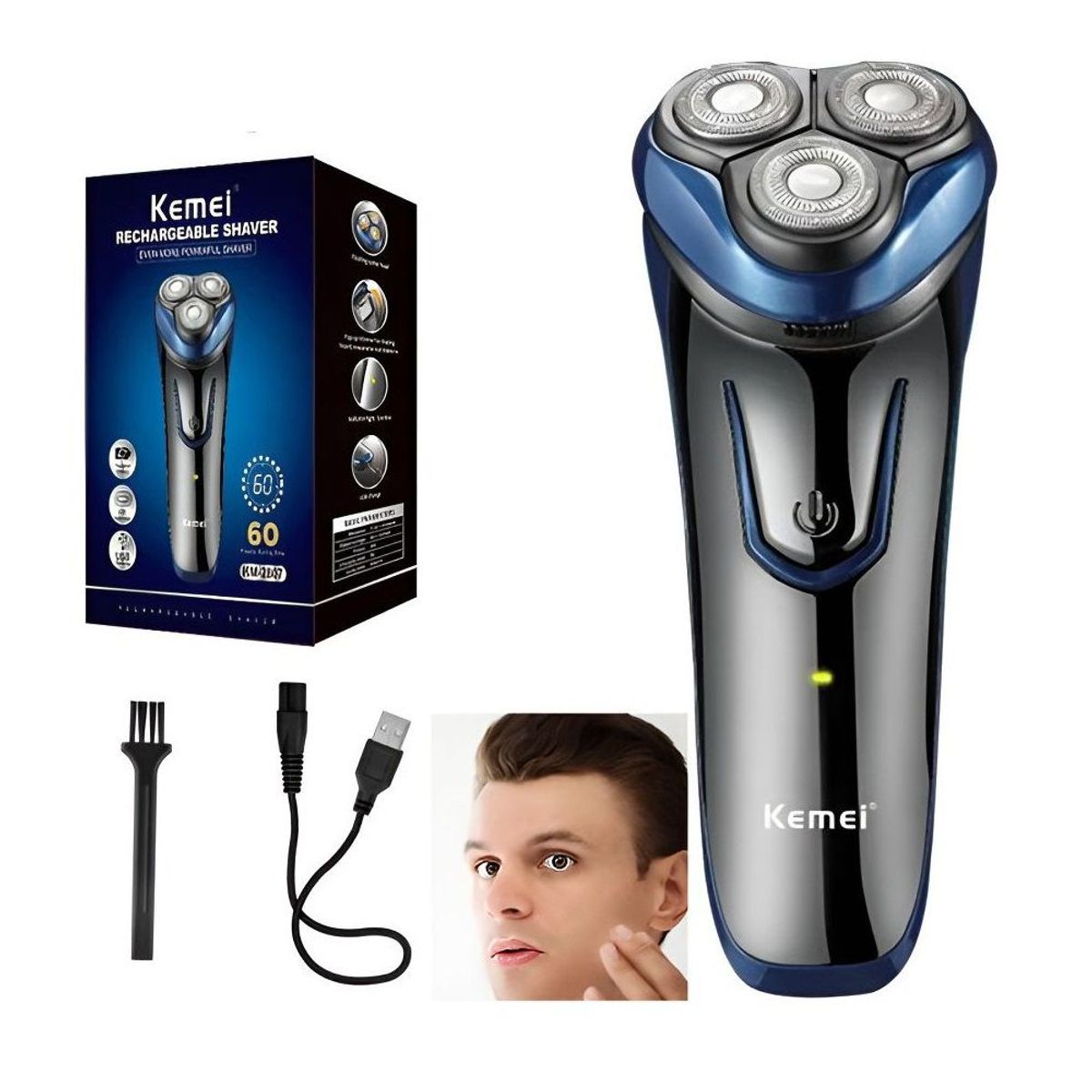 OTTOWARE - Afeitadora Triple Inalámbrica