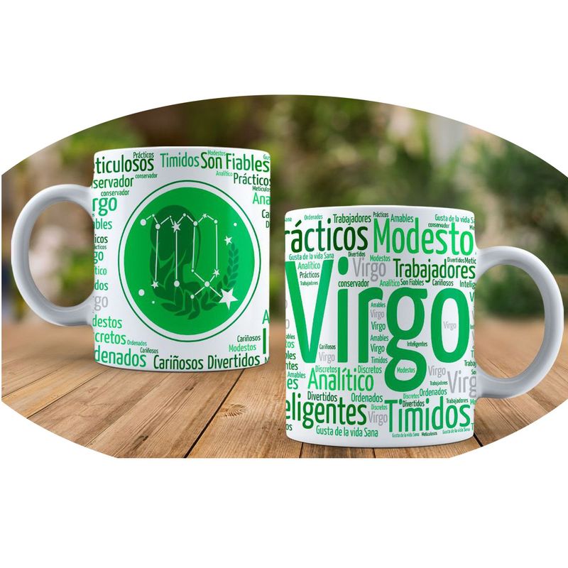 GENERICO - Tazas personalizadas -DNuñez -Taza Signos zodiacales - Virgo