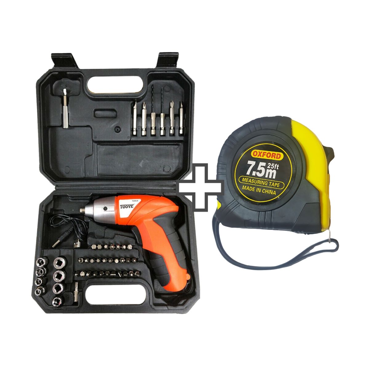 GENERICO - Set Día Papá e Oficios Taladro Wincha 7.5 cm