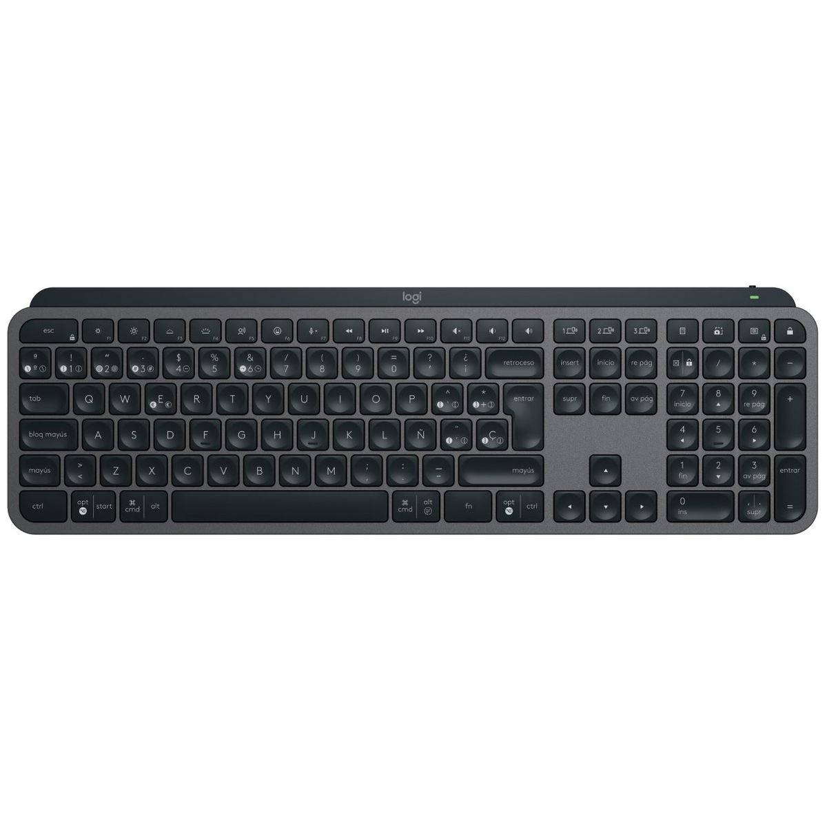 LOGITECH - Teclado Logitech MX Keys S Wireless iOS Apple Windows ESP 920-011561