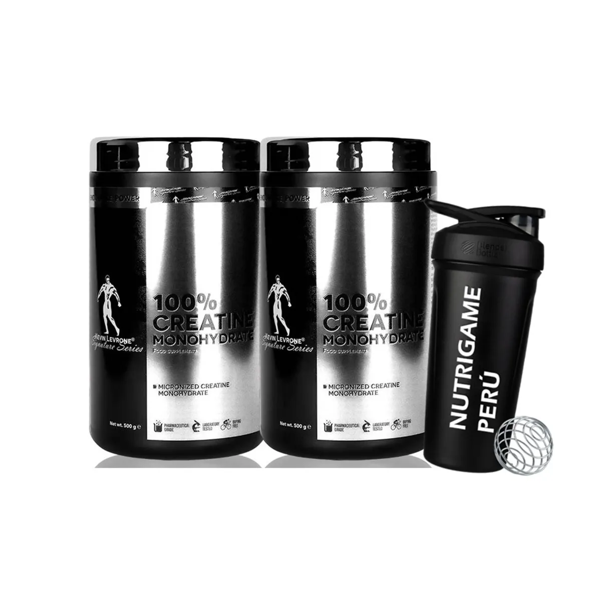 KEVIN LEVRONE - Creatina Monohidratada Kevin Levrone 1kg +Shaker - Tienda Física