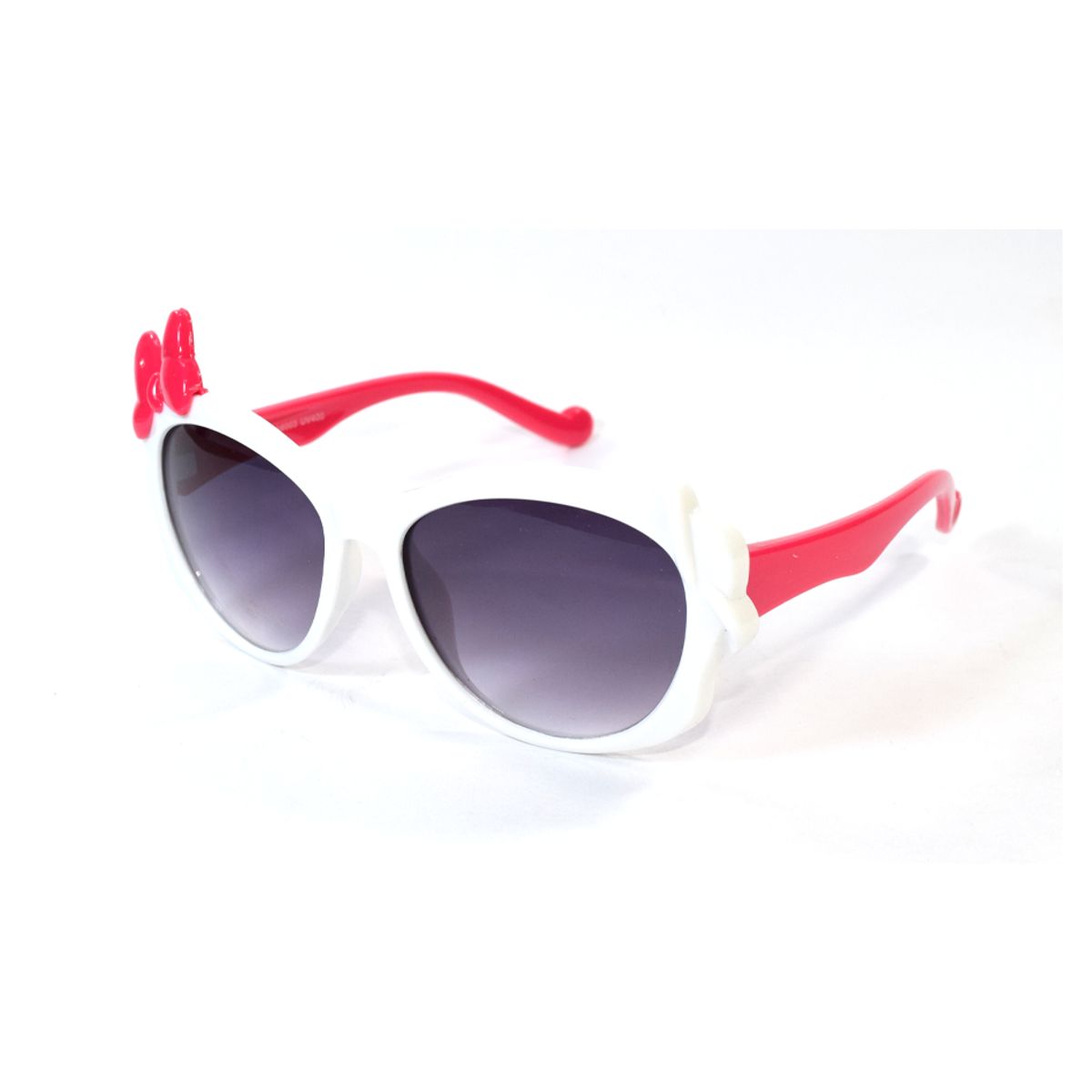 GENERICO - Lentes de Sol Para Niñas Moda Verano uv400 - Blanco Rojo