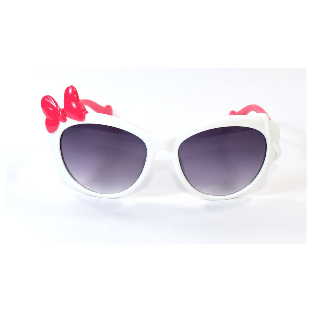 GENERICO - Lentes de Sol Para Niñas Moda Verano uv400 - Blanco Rojo