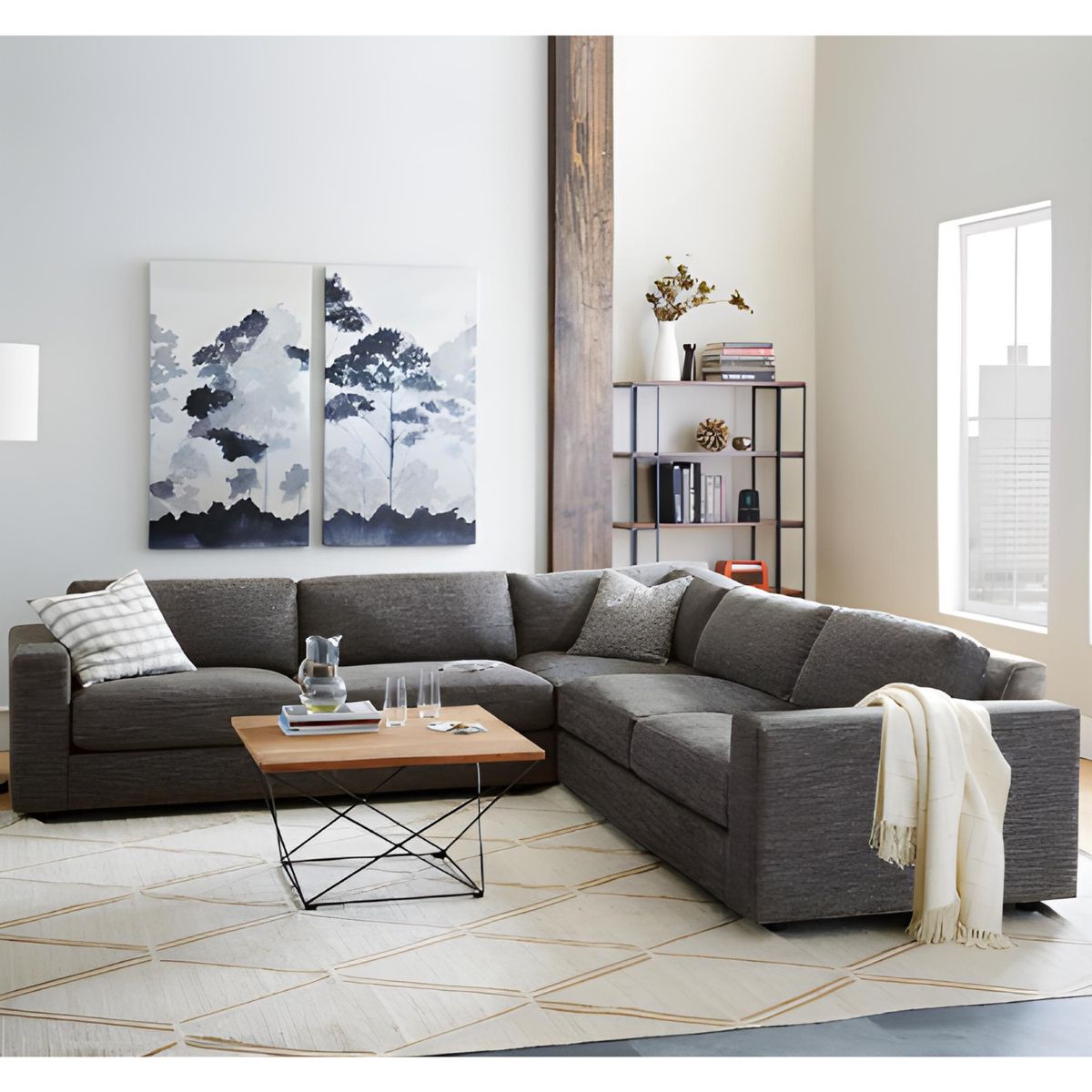 GENERICO - Seccional Sven en L - Gris Oscuro