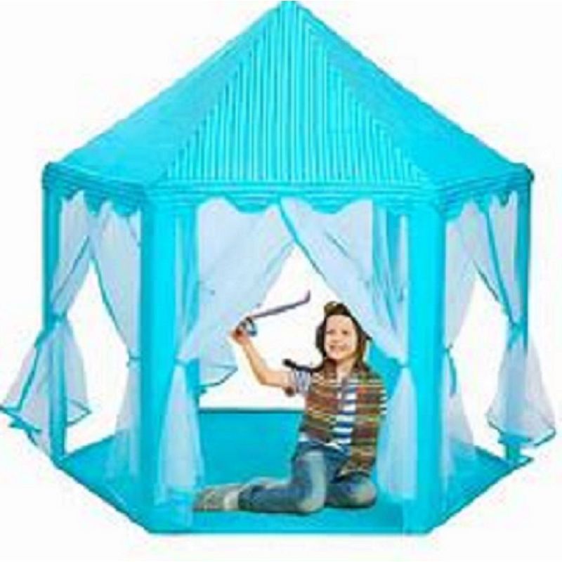 GENERICO - CASTILLO CARPA CASITA TUL DE JUEGOS PARA NIÑOS CELESTE