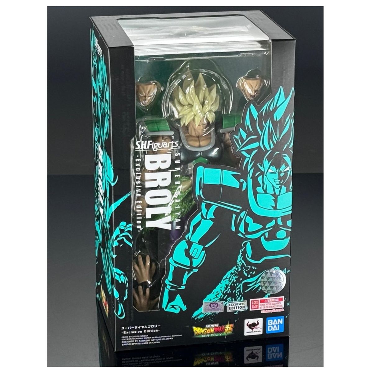 BANDAI - Figura Super Saiyan Broly SH Figuarts Exclusive Edition NYCC