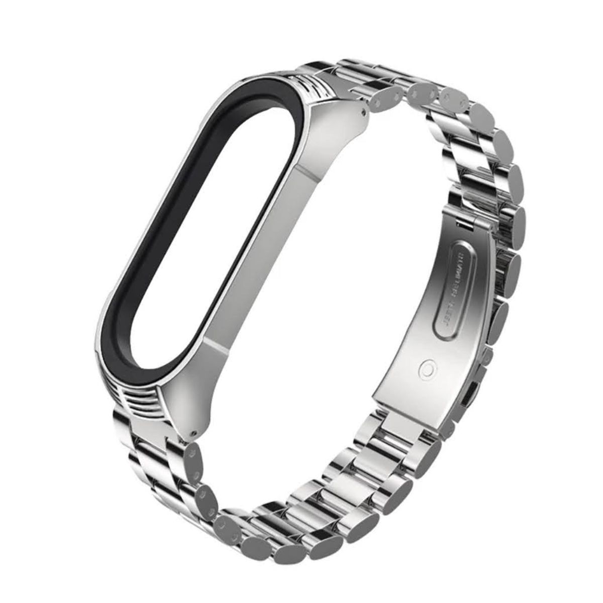 GENERICO - Correa de Metal Compatible con Xiaomi mi Smart Band 3 / 4 / 5 / 6