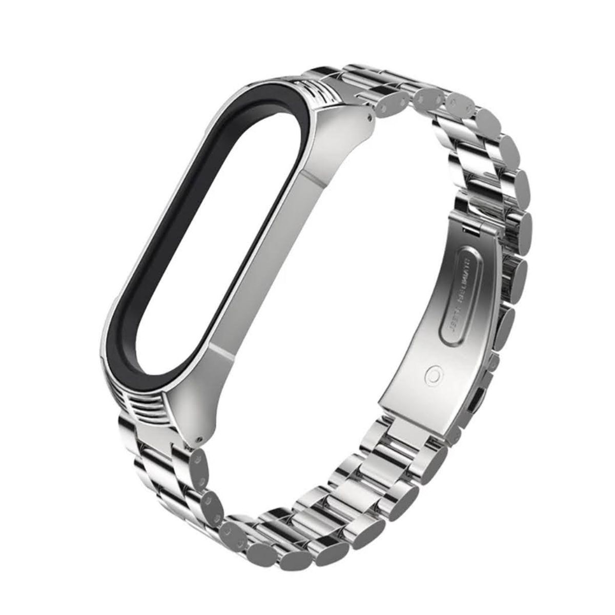 GENERICO - Correa de Metal Compatible con Xiaomi mi Smart Band 3 / 4 / 5 / 6