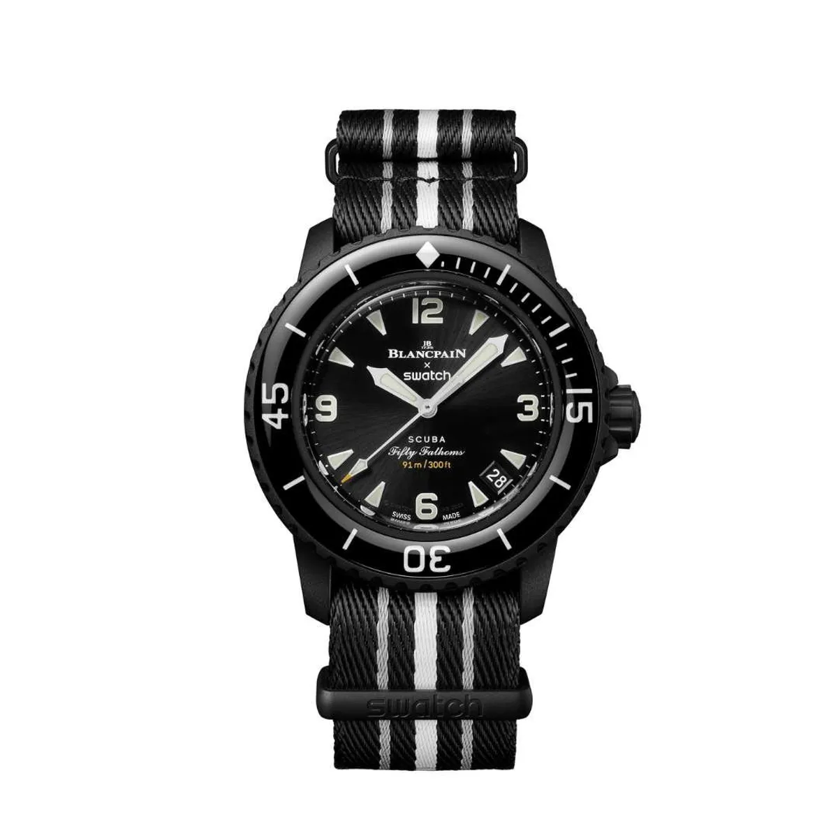 SWATCH - RELOJ BLANCPAIN X SWATCH OCEAN OF STORMS AUTOMATICO_.