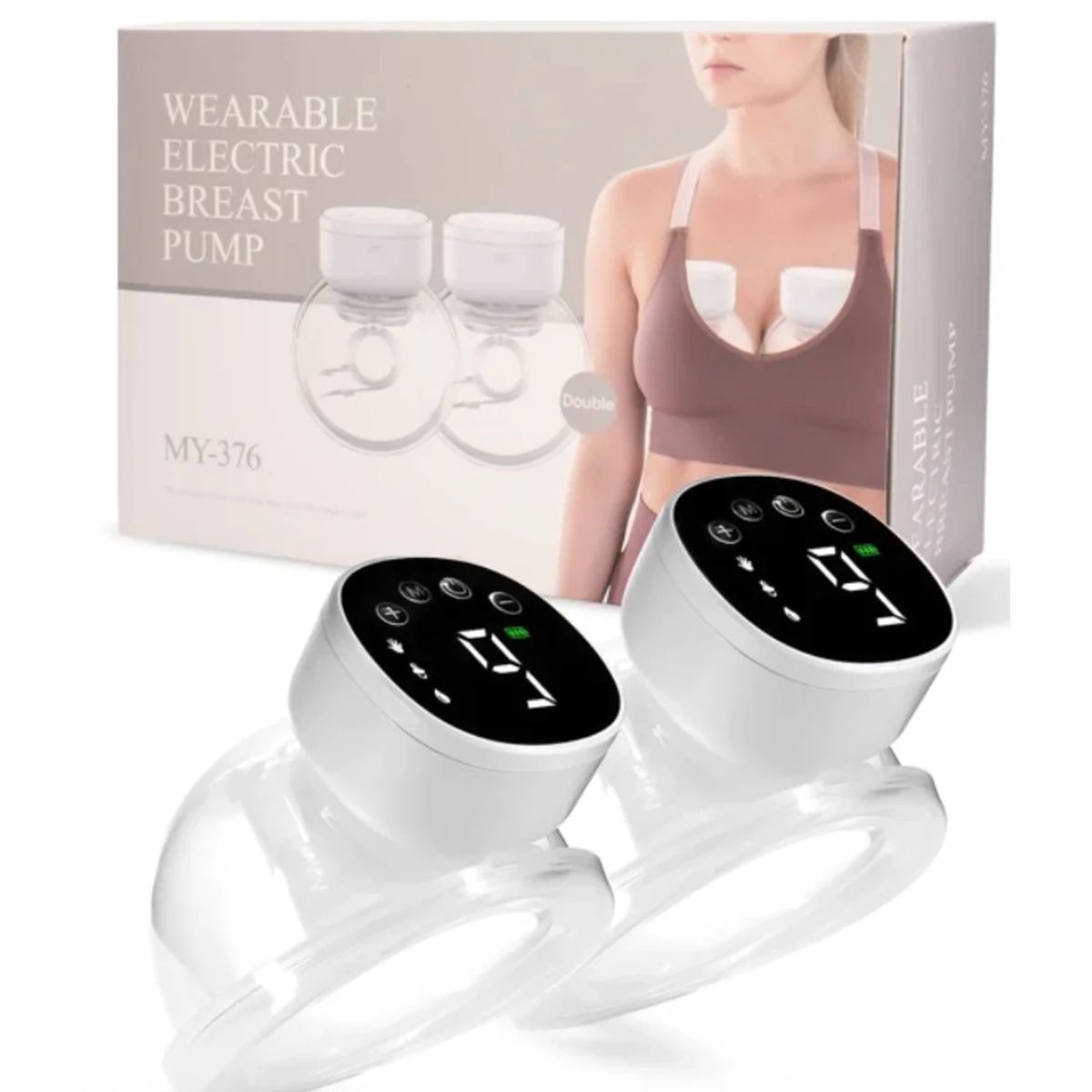 GENERICO - EXTRACTOR DE LECHE ELECTRICO DOBLE MANOS LIBRES